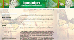 Desktop Screenshot of lupushelp.ro